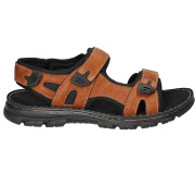 Босоніжки шкіряні чоловічі American Club CY 147 коричневий 41-45