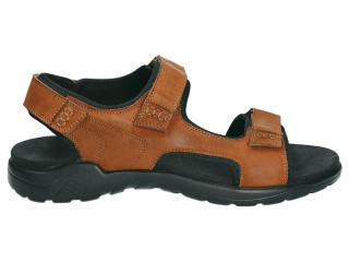 Босоніжки шкіряні чоловічі American Club CY 148 коричневий 41-45 (442/25)