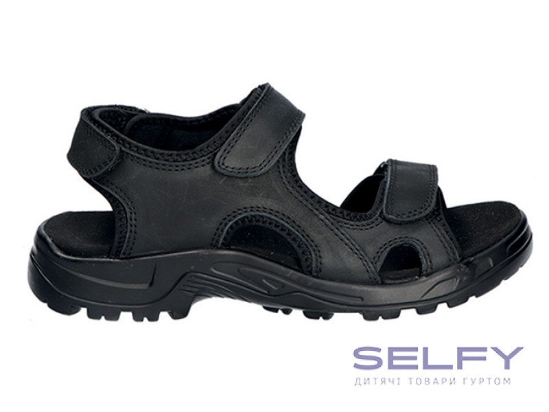 Босоножки кожаные American Club CY 113/24 черный 37-41, Фото 1