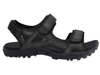 Босоножки кожаные мужские American Club HL 176 черный 40-43