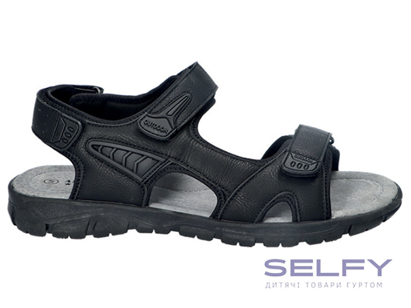 Босоножки кожаные мужские American Club XD 156 черный 40-43, Фото 1