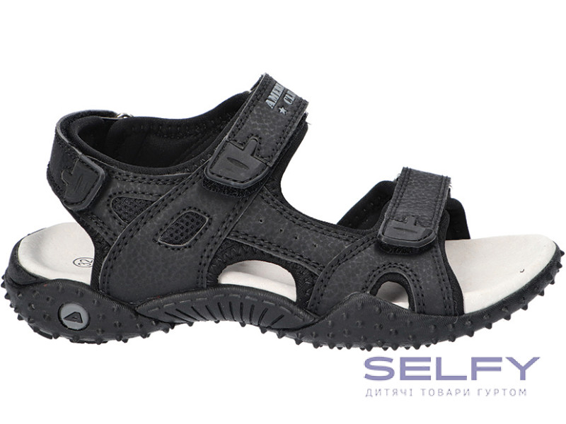 Босоножки подростковые American Club HL 161 черный 37-41, Фото 1