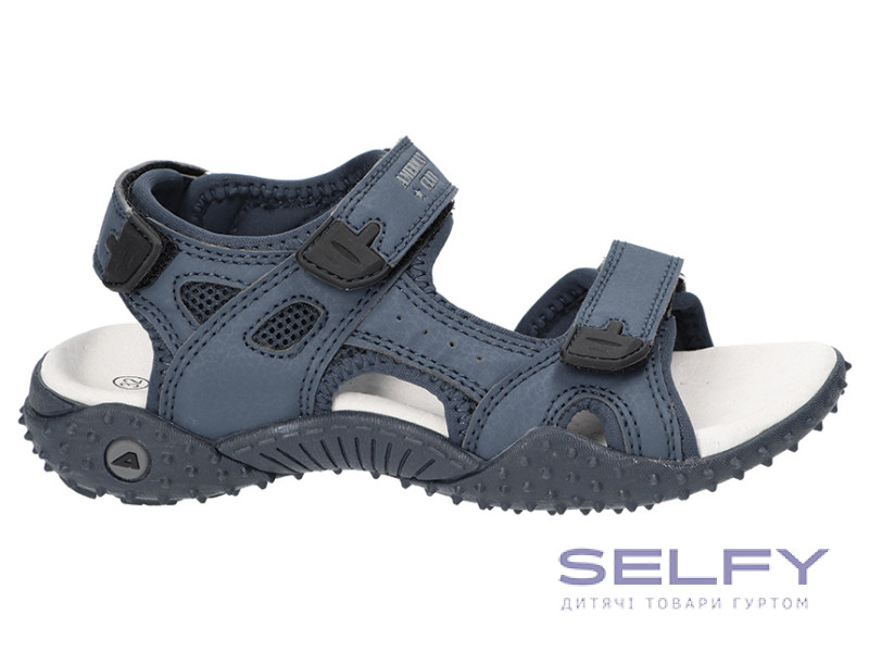 Босоніжки підліткові American Club HL 161 синій 37-41, Фото 1