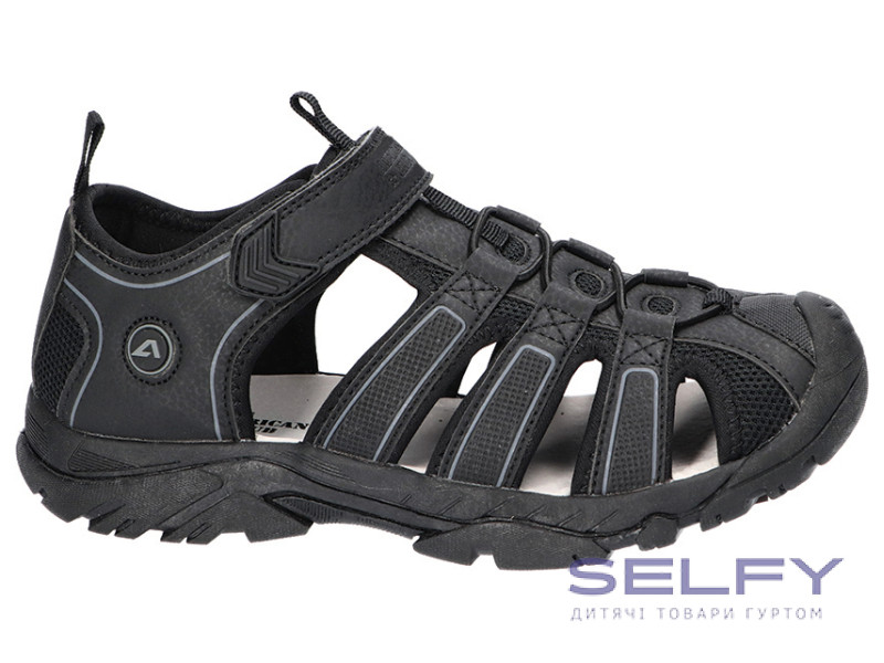 Босоножки подростковые American Club RL 165 черный 37-41, Фото 1