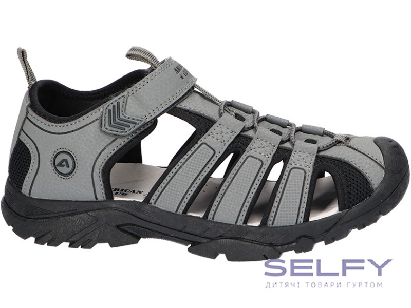 Босоножки подростковые American Club RL 165 серый 37-41, Фото 1