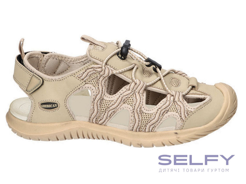 Босоножки подростковые American Club HL 129/24 бежевый 37-41, Фото 1