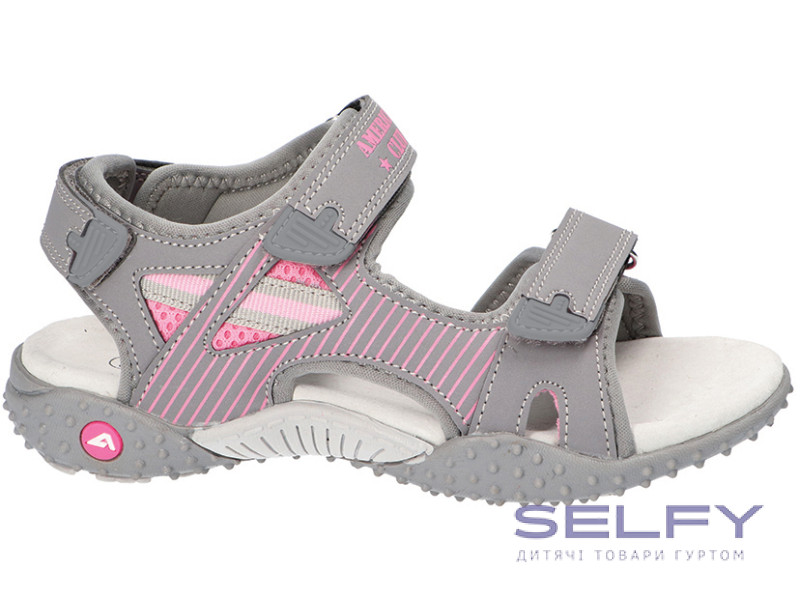 Босоножки детские American Club HL 165 серый 32-36, Фото 1