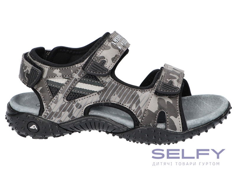 Босоножки детские American Club HL 164 серый 32-36, Фото 1