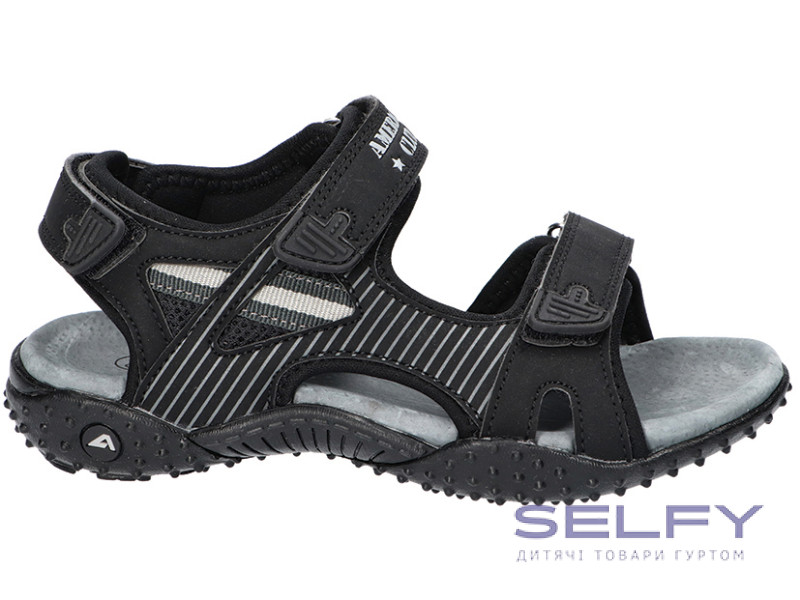 Босоножки детские American Club HL 164 черный 32-36, Фото 1