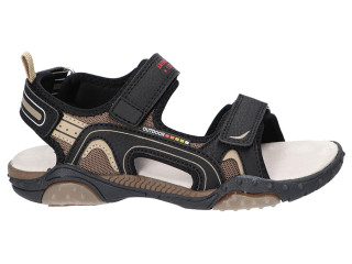 Босоніжки дитячі American Club HL 163 чорно-бежевий 32-36