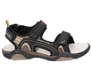 Босоніжки дитячі American Club HL 163 чорно-бежевий 32-36