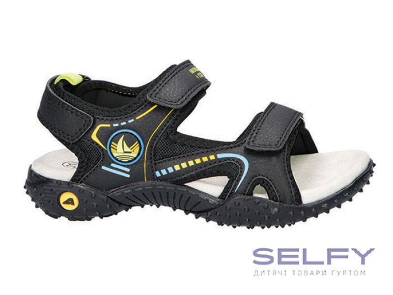 Босоніжки дитячі American Club HL 132/24 чорний 32-36, Фото 1