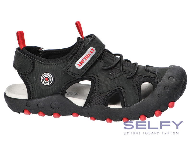 Босоножки детские American Club RL 169 черный 27-31, Фото 1