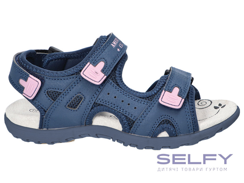 Босоніжки дитячі American Club HL 167 синій 27-31 (507/25), Фото 1