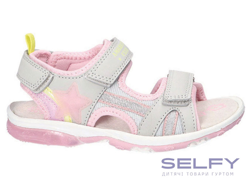 Босоножки детские American Club RL 147/24 LED серый 27-31, Фото 1