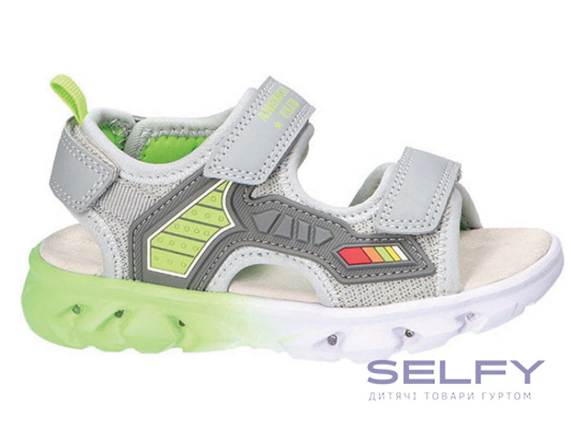 Босоніжки дитячі American Club RL 145/24 сірий 27-31, Фото 1