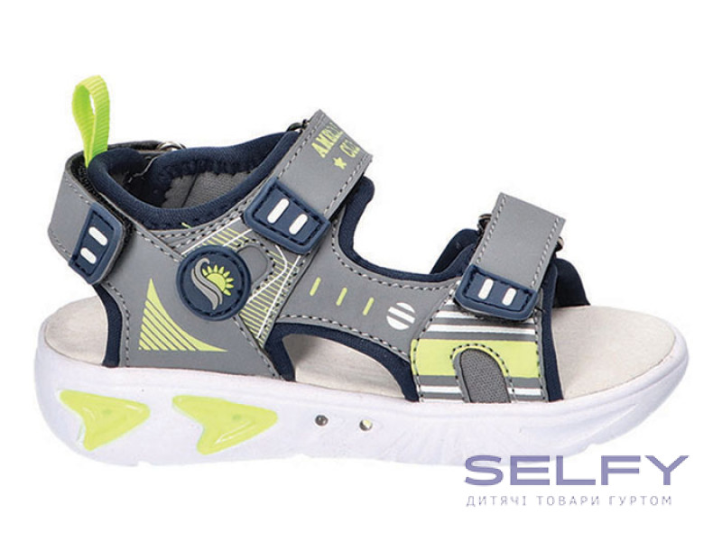 Босоніжки дитячі American Club HL 125/24 сірий 27-31, Фото 1