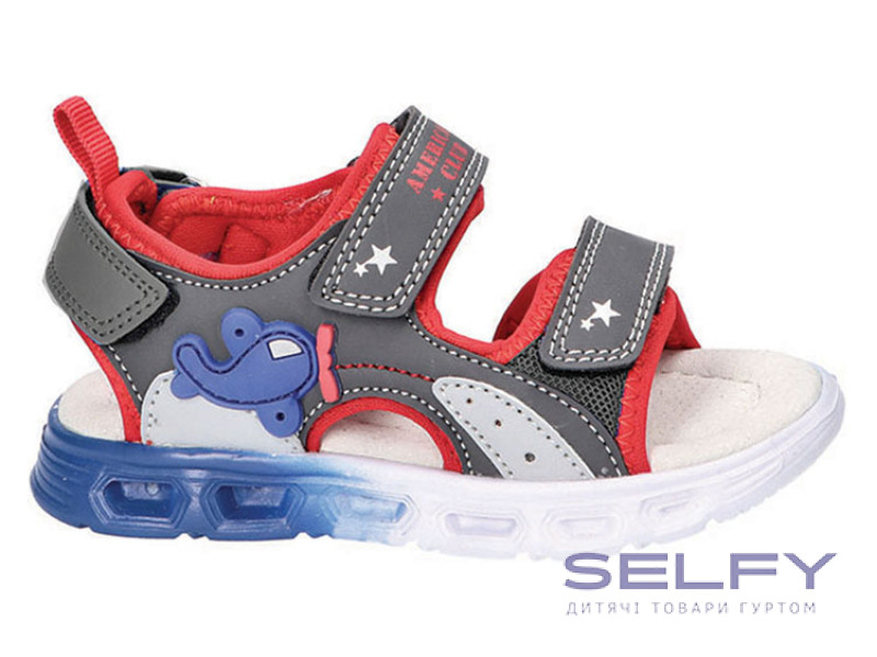 Босоніжки дитячі American Club RL 146/24 сірий 25-30, Фото 1