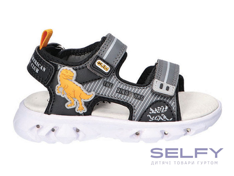 Босоніжки дитячі American Club HL 126/24 сірий 25-30 (528/25), Фото 1