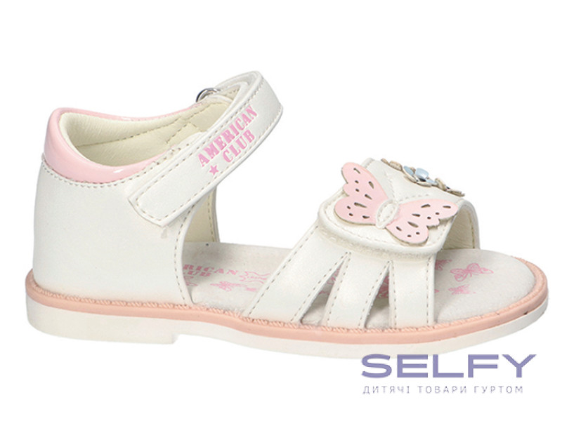 Босоніжки дитячі American Club XD 124/24 білий 24-28, Фото 1