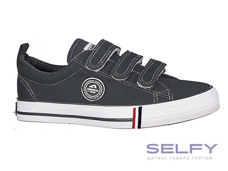 Кеди American Club LH 71 чорний 34-39, Фото 1