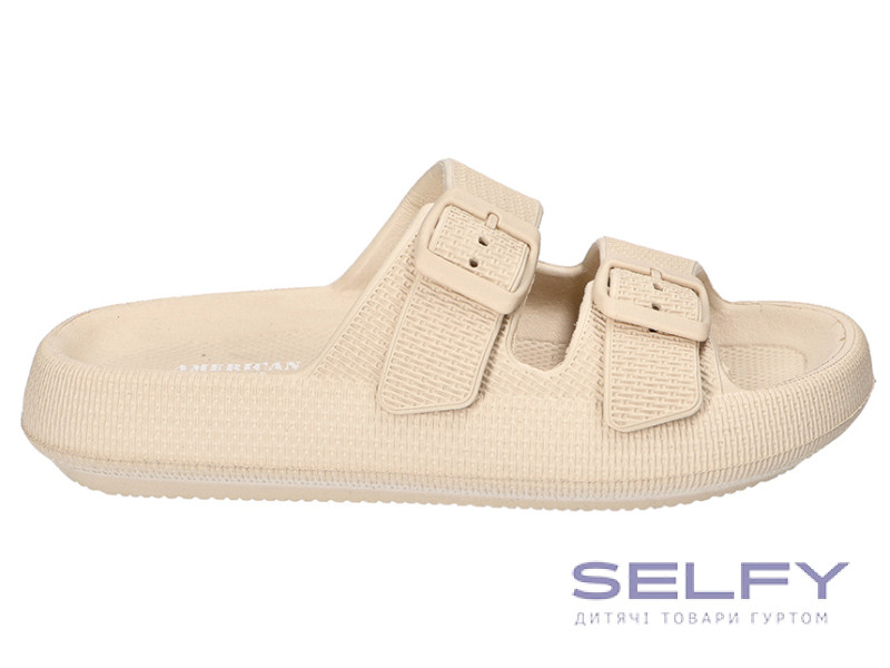 Шльопанці EVA American Club NH 166 бежевий 37-41, Фото 1