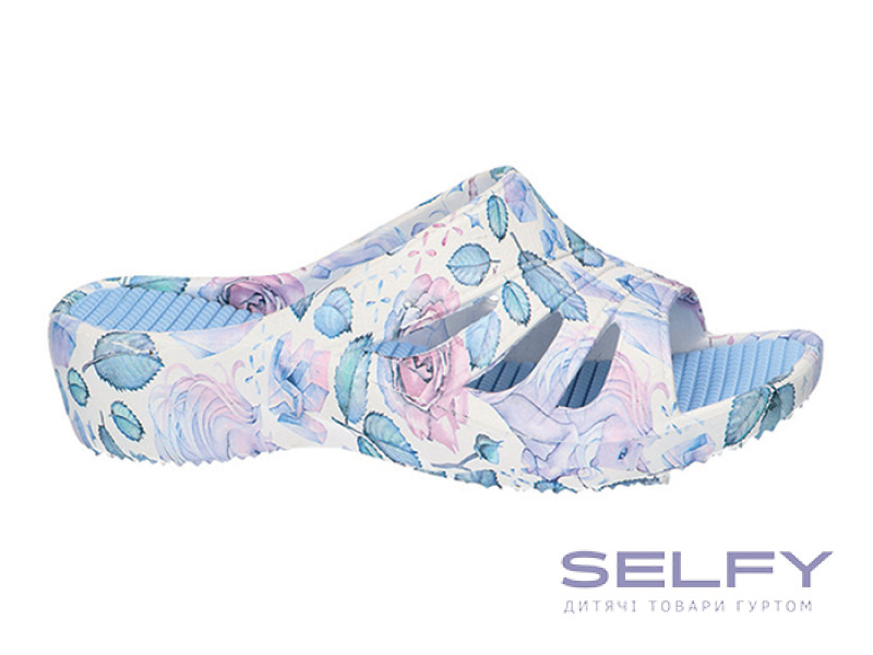 Шльопанці EVA American Club NH 100 біло-блакитний 36-41, Фото 1