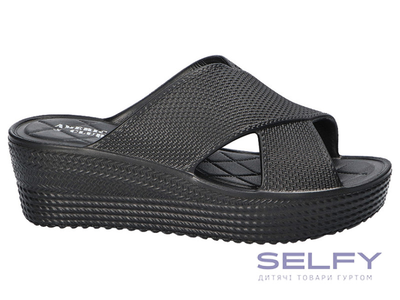 Шлепанцы EVA American Club NH 164 черный 36-40, Фото 1