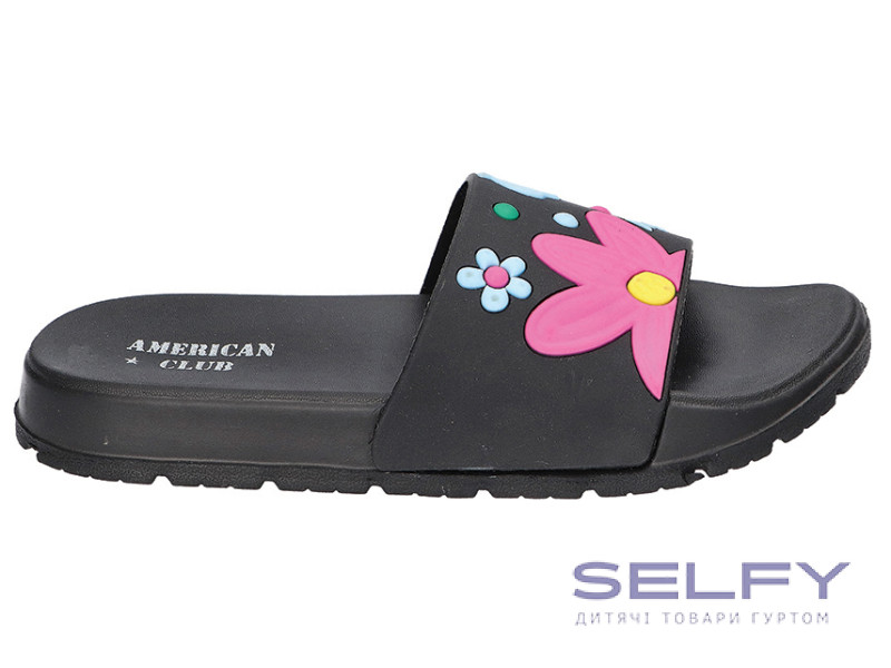 Шлепанцы EVA American Club NH 180 черный 31-35, Фото 1