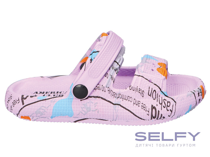 Шльопанці EVA American Club NH 178 бузковий 24-29, Фото 1