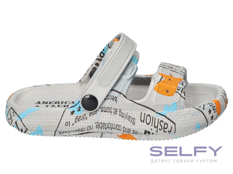 Шльопанці EVA American Club NH 179 сірий 24-29, Фото 1