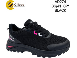 Кросівки Clibee AD274 black 36-41