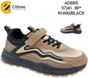 Кроссовки Clibee AD665 khaki-black 37-41