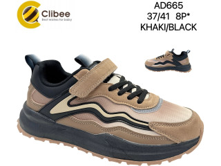 Кроссовки Clibee AD665 khaki-black 37-41