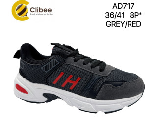 Кросівки Clibee AD717 grey-red 36-41