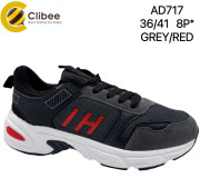 Кросівки Clibee AD717 grey-red 36-41