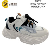 Кроссовки детские Clibee EB312 beige-black 27-32