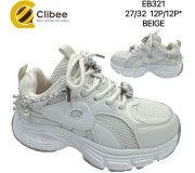 Кросівки дитячі Clibee EB321 beige 27-32