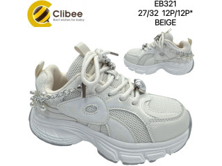 Кроссовки детские Clibee EB321 beige 27-32