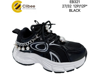 Кроссовки детские Clibee EB321 black 27-32