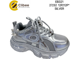 Кроссовки детские Clibee EB321 silver 27-32