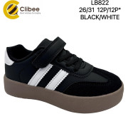 Кросівки дитячі Clibee LB822 black-white 26-31