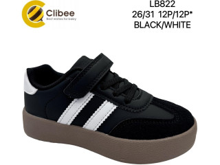 Кросівки дитячі Clibee LB822 black-white 26-31