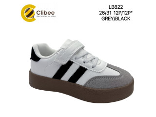Кросівки дитячі Clibee LB822 grey-black 26-31