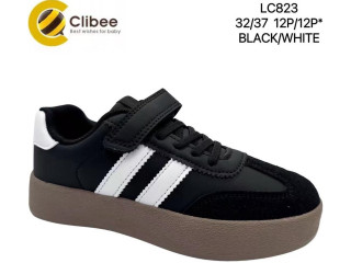 Кросівки дитячі Clibee LC823 black-white 32-37