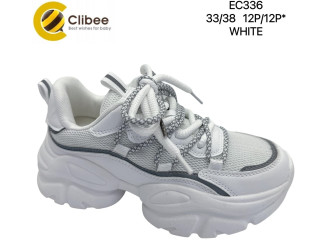 Кроссовки детские Clibee EC336 white 33-38