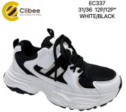 Кросівки дитячі Clibee EC337 white-black 31-36