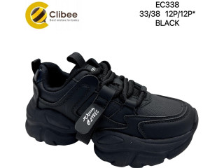 Кросівки дитячі Clibee EC338 black 33-38