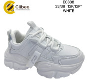 Кроссовки детские Clibee EC338 white 33-38