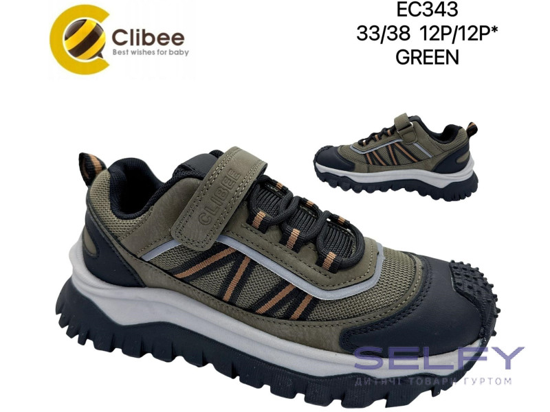 Кросівки дитячі Clibee EC343 green 33-38, Фото 1